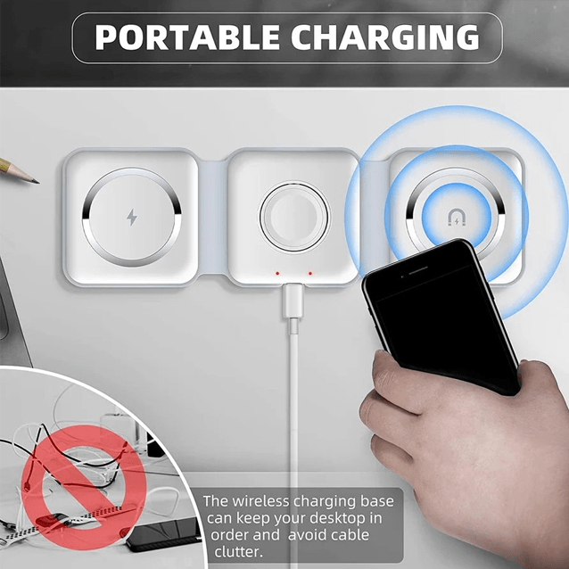 3-IN-1 WIRELESS CHARGING PAD